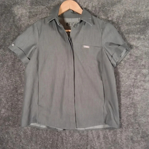 Figs Pilar technical collection scrub top limited edition graphite size XXS wome - Picture 3 of 12